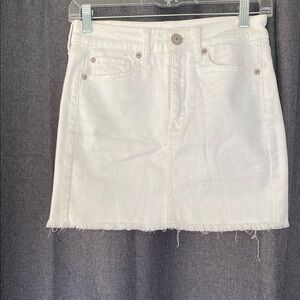 American Eagle Outfitters White Mini Pencil Skirt Casual